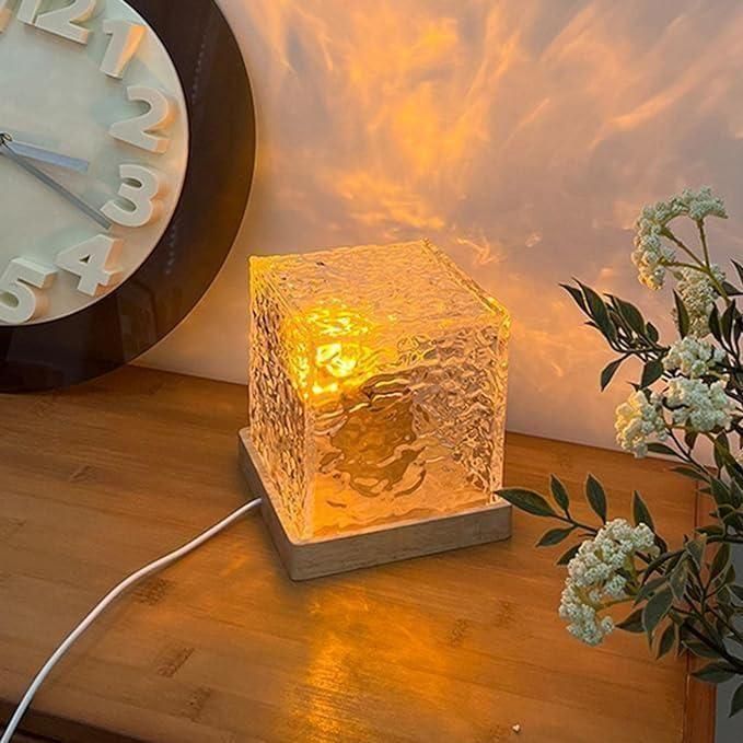 "AquaGlow™– 360° Rotating Night Light lamp".