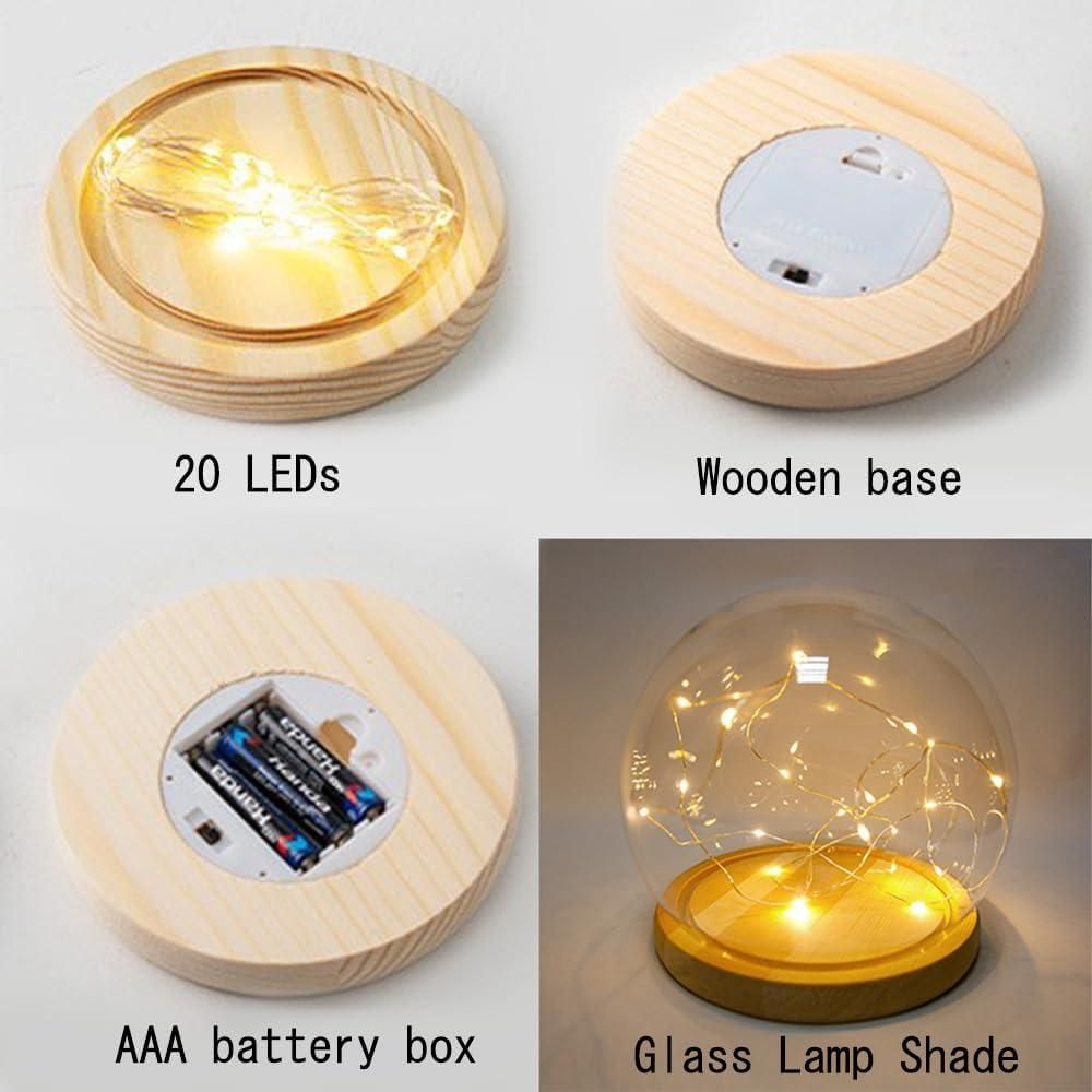“BloomGlow™ Round Tulip Lamp – Elegant Floral Night Light